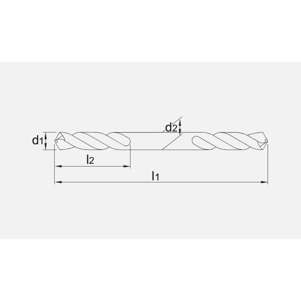 Phantom HSS Spiraalboor dubbelzijdig
