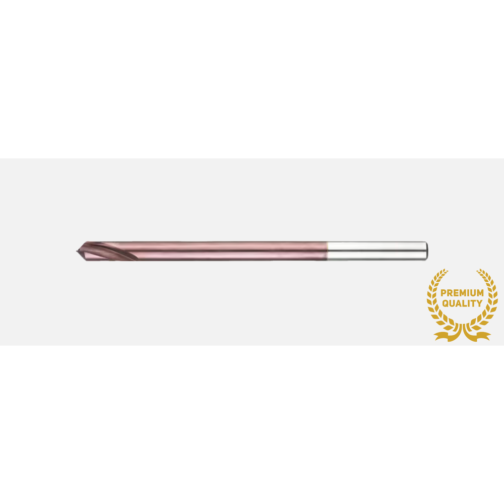 Phantom HSS-E NC-Centreerboor TiAlN, 90°, lang
