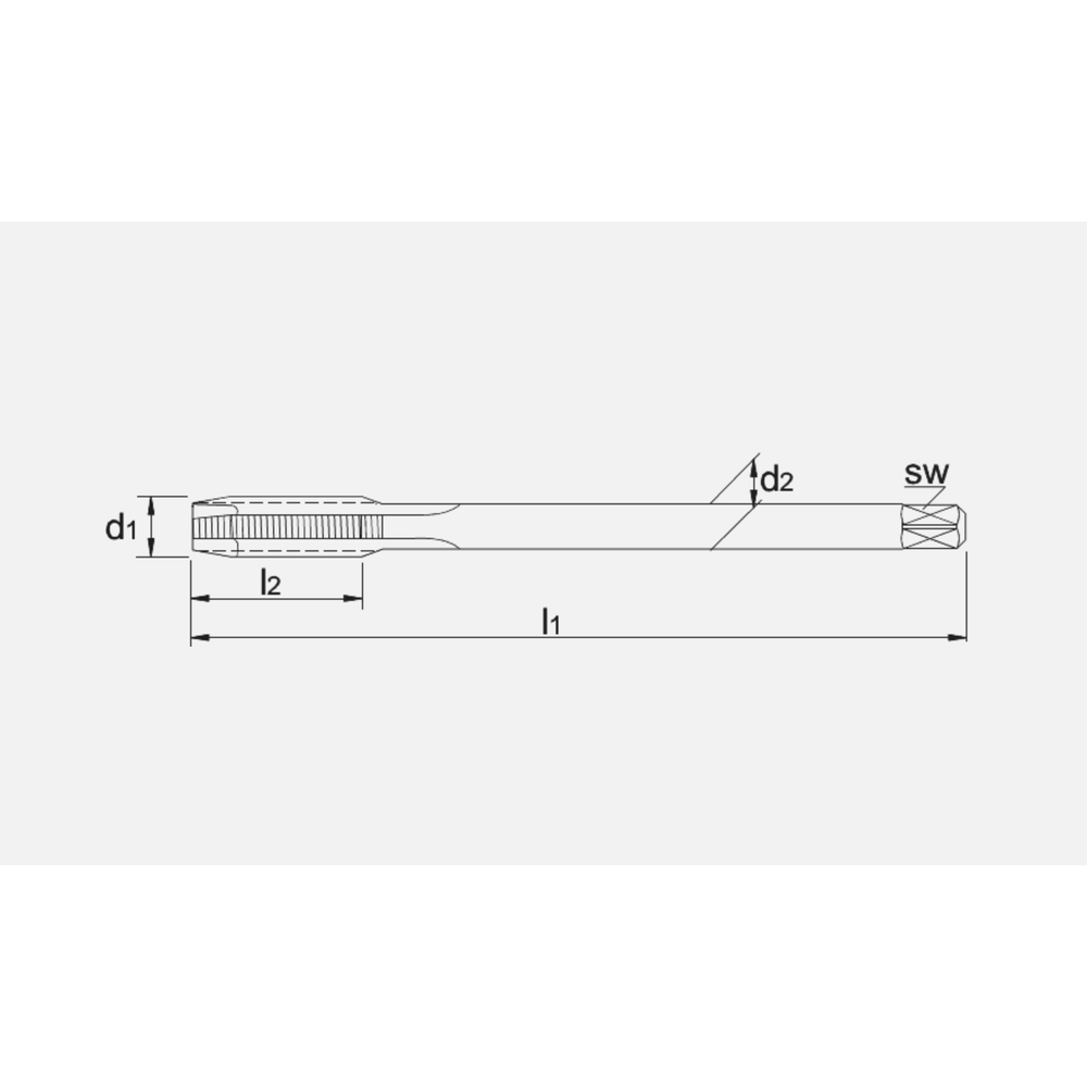 Phantom HP2 UNI HSS-E PM Machinetap DIN 376 Metrisch, HARDLUBE