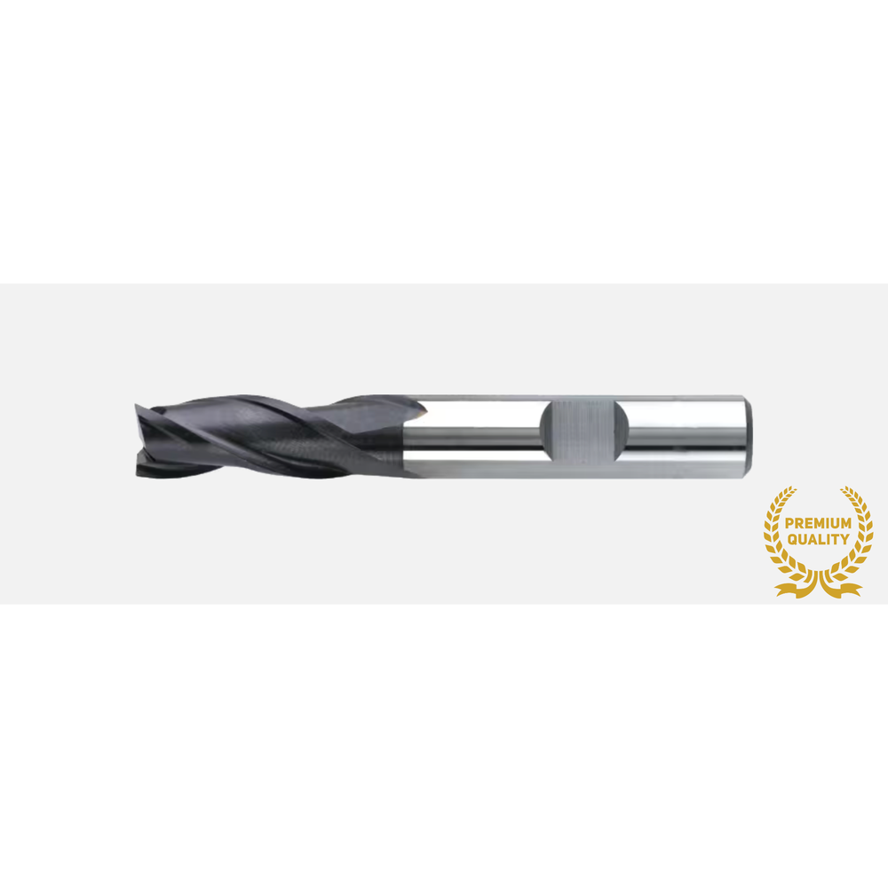 Phantom HSS-E 8% Schachtfrees, 3-snijder DIN 844-B kort, type N, TiAlN