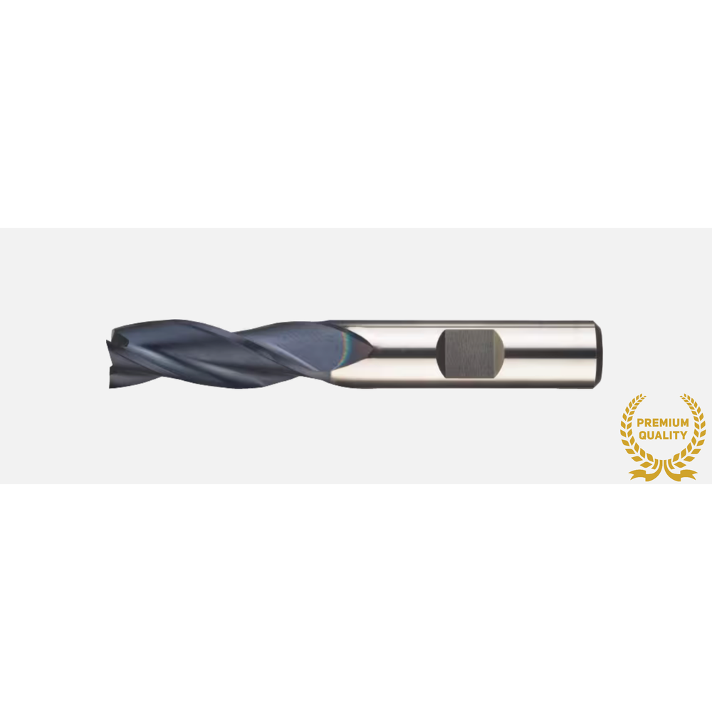 Phantom HSS-E PM Schachtfrees, 3-snijder DIN 844-B kort, type N, AlTiN-X