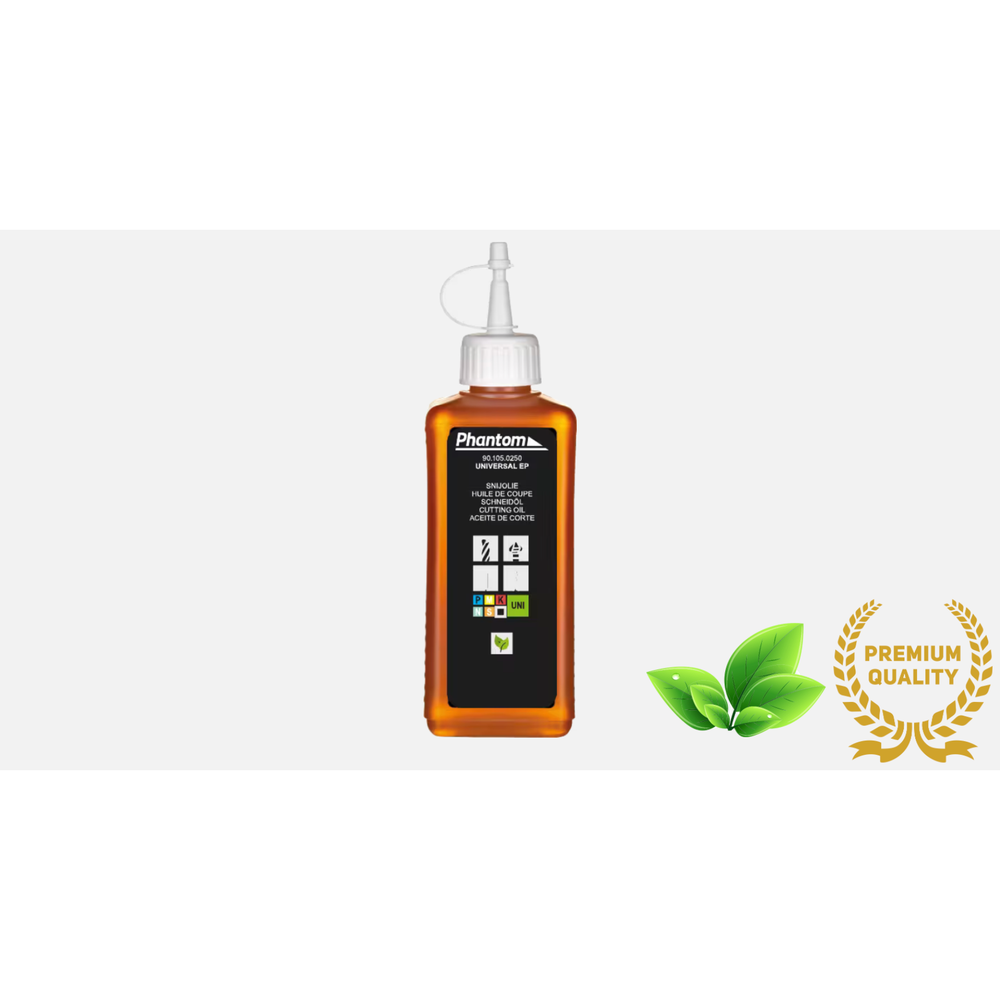 Phantom Universal Snijolie EP (Extreme Pressure), chloor- en silicoonvrij, op plantaardige basis