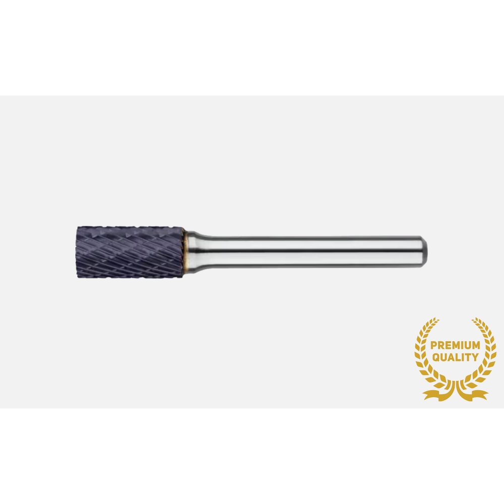 Phantom hardmetaal Stiftfrees model A, cilindrisch, schacht 6 mm, TiAlN