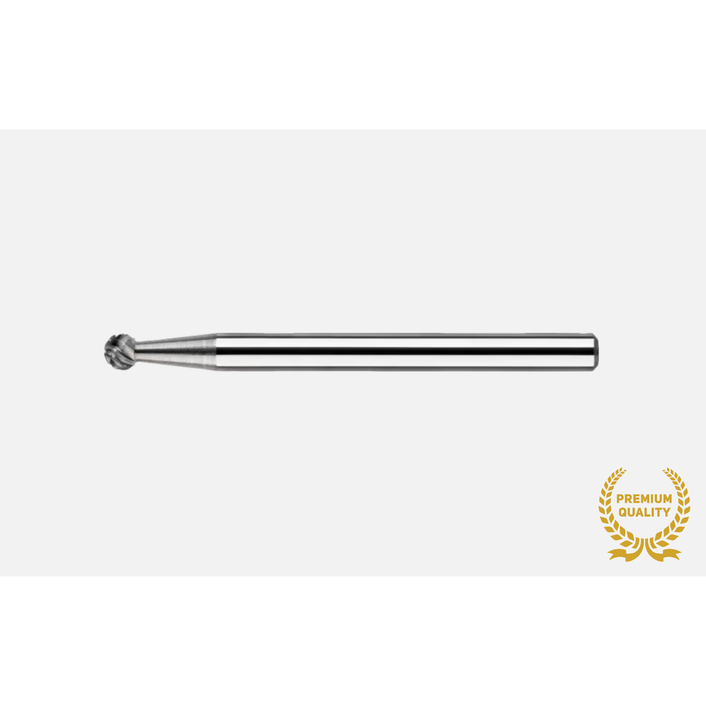 Phantom hardmetaal Stiftfrees model D, kogelvorm, schacht 3 mm