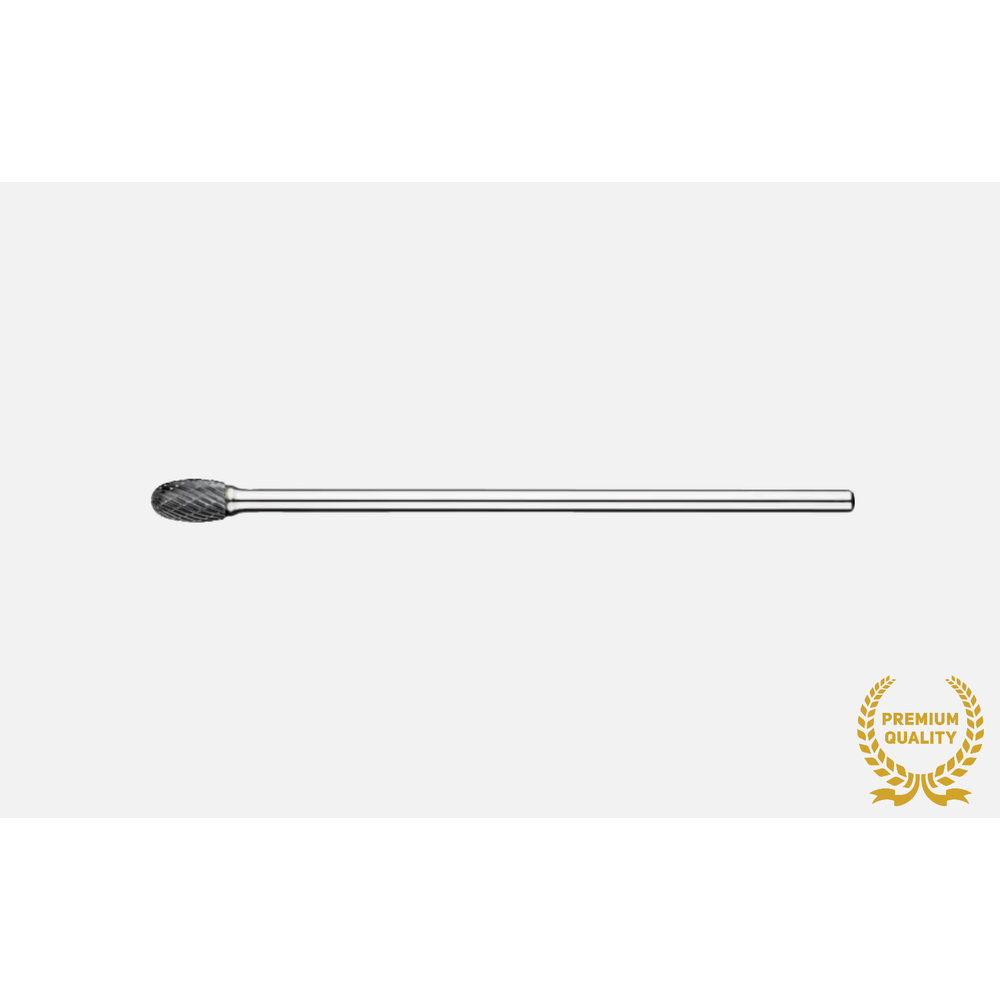 Phantom hardmetaal Stiftfrees model E‚ druppelvorm‚ schacht 6 mm‚ lang 4-DIAMOND 10x16x6x166mm