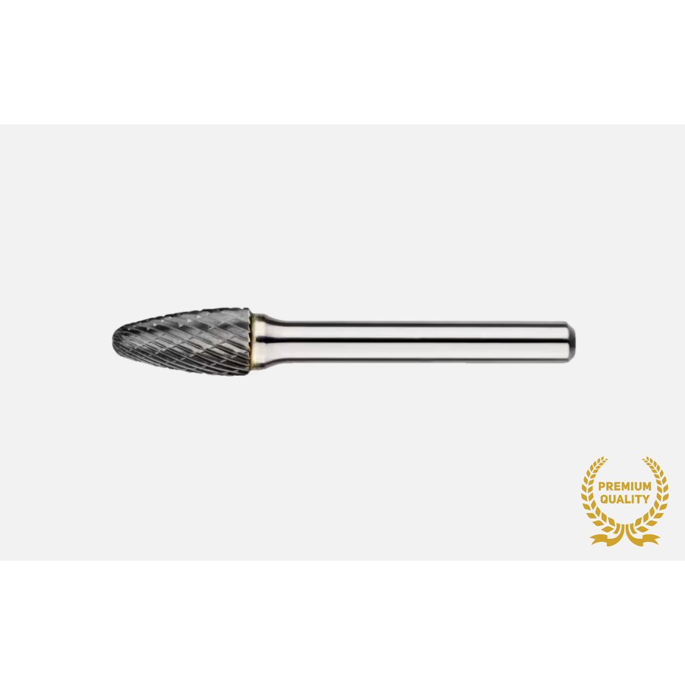 Phantom hardmetaal Stiftfrees model F, boomvorm met ronde kop, schacht 6 mm