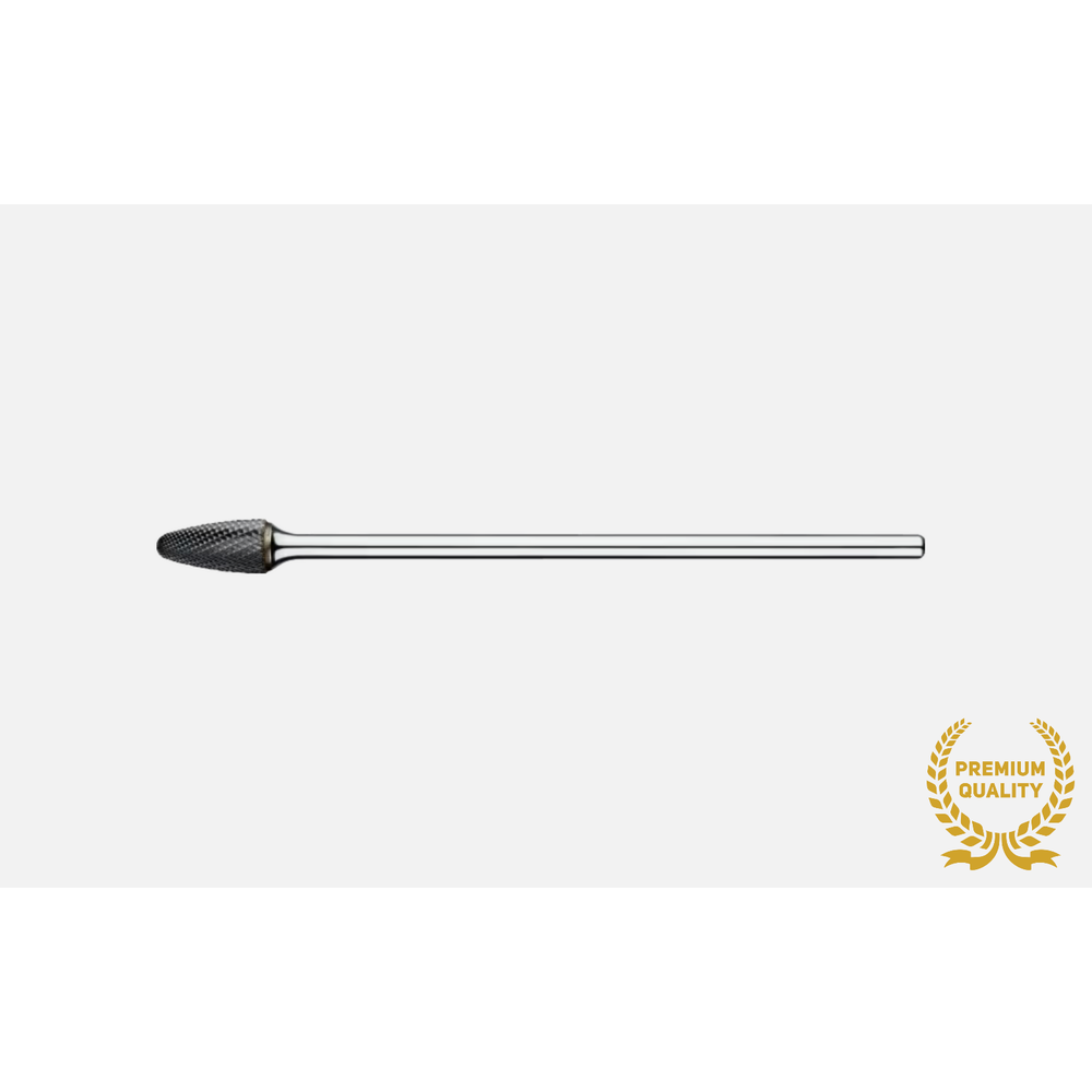 Phantom hardmetaal Stiftfrees model F‚ boomvorm met ronde kop‚ schacht 6 mm‚ lang 4-DIAMOND 12x25x6x175mm