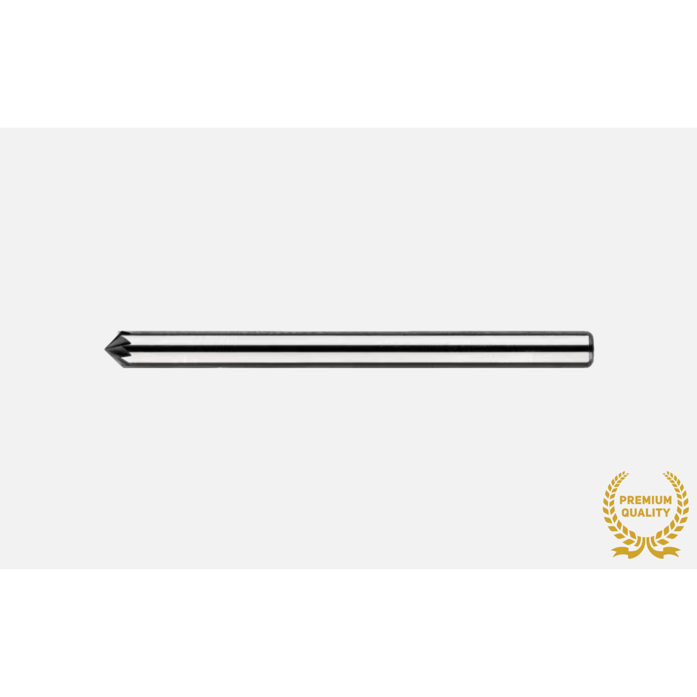 Phantom hardmetaal Stiftfrees model K‚ kegelvorm 90°‚ schacht 3 mm 3-FINE 3x1‚5x3x38mm