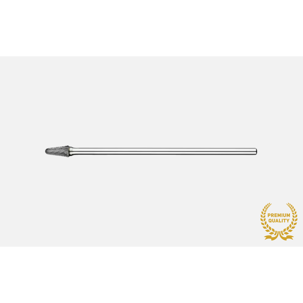 Phantom hardmetaal Stiftfrees model L‚ kegelvorm‚ met ronde kop‚ schacht 6 mm‚ lang 4-DIAMOND 12x28x6x178mm