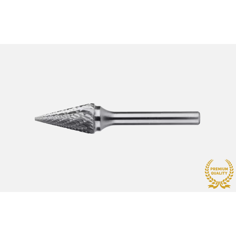 Phantom hardmetaal Stiftfrees model M, kegelvorm, spits, schacht 6 mm