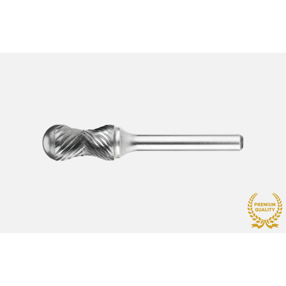 Phantom Hardmetaal Stiftfrees model X‚ schacht 6 mm‚ concave vorm 3-FINE 12‚7x25x6x70mm