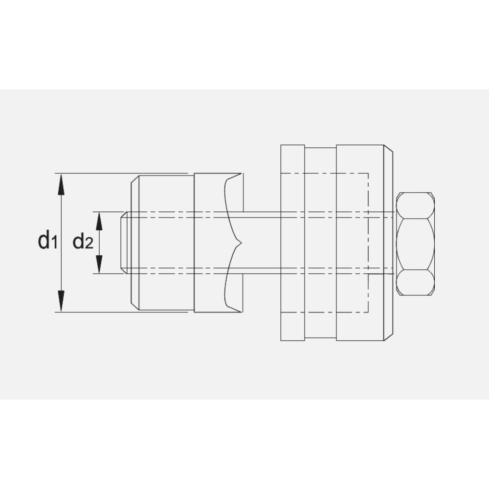 Phantom Gatenpons Sanitair, incl. bout, voor handgebruik