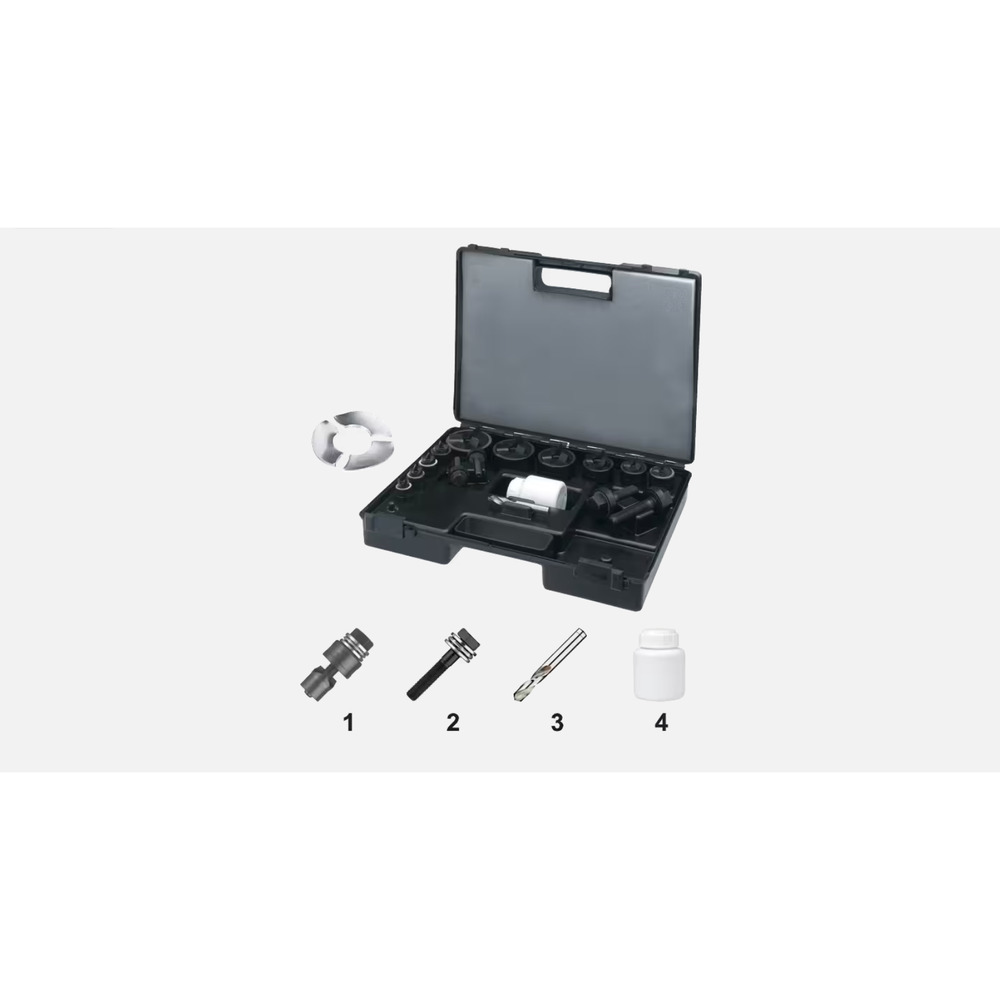 Phantom Set met Gatenponsen met 3-voudig splijtstempel, voor hand- en hydraulisch gebruik, 67.120