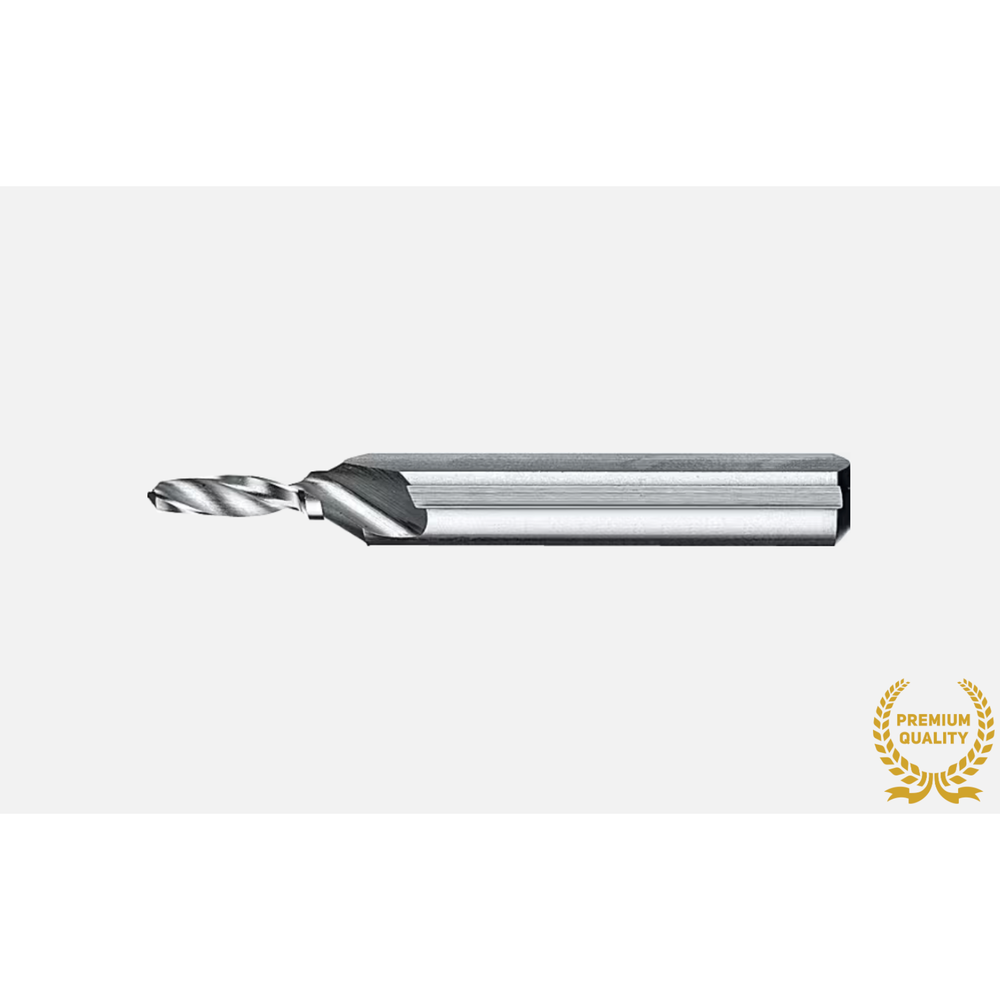 Phantom HSS-E Centerboor DIN 332-D voor tapgaten, 60°, met spanvlak