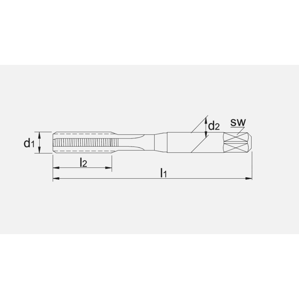 International Tools ECO HSS Handtappen DIN 2181 Metrisch Fijn, set à 2 stuks
