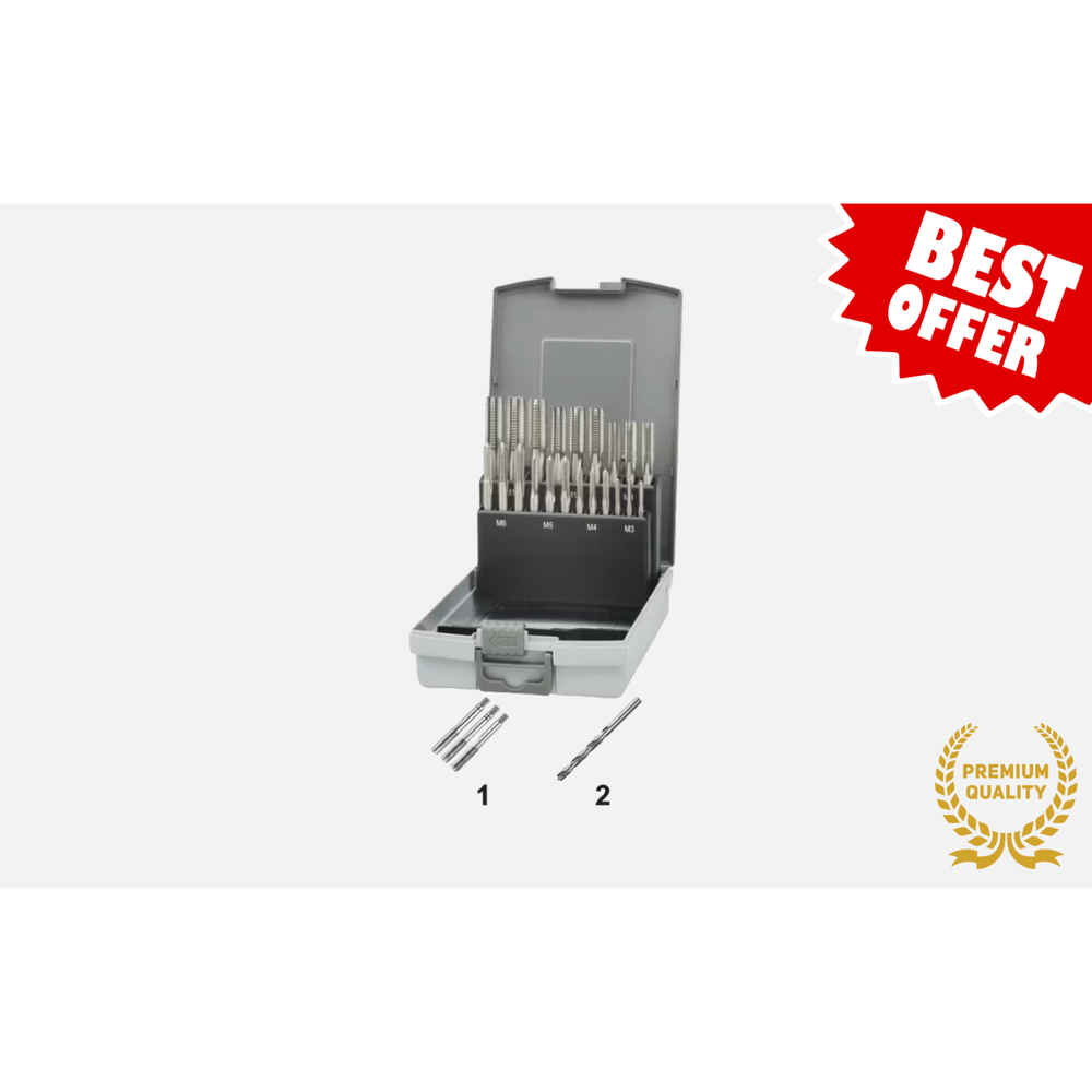 International Tools ECO HSS Set Handtappen DIN 352 (combinatie)