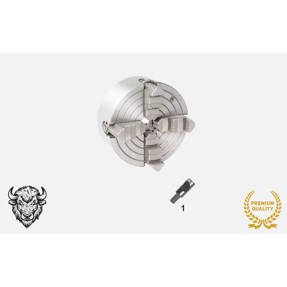 Bison ISO 702-2 (DIN 55029) Camlock, Onafhankelijke Vier-Klauwplaat, gietijzer, type 4344