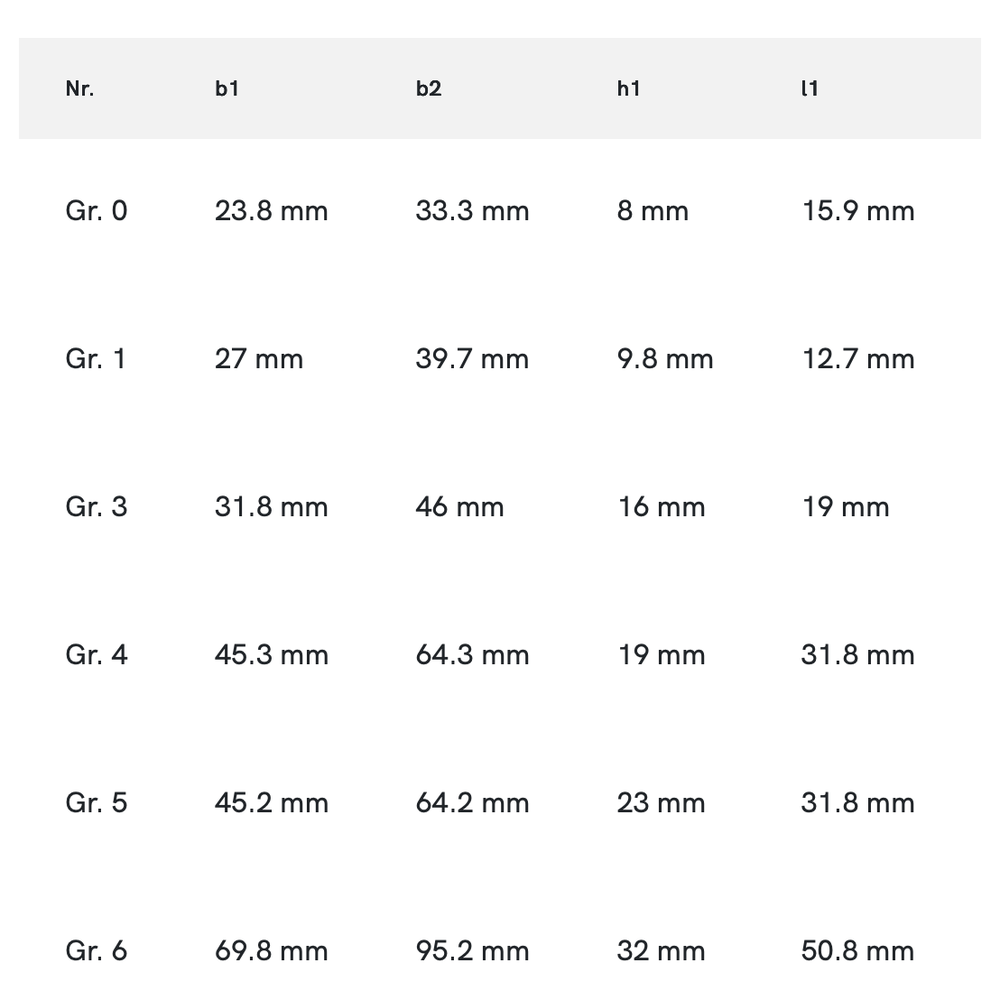 Torax Verticale Snelspanklem, met horizontale voet