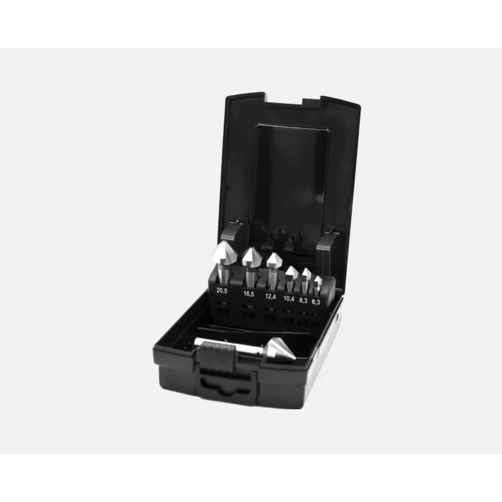 Phantom HP2 UNI HSS-E Set Vari Verzinkboren DIN 335-C 42.547, 90°, 3 snijkanten