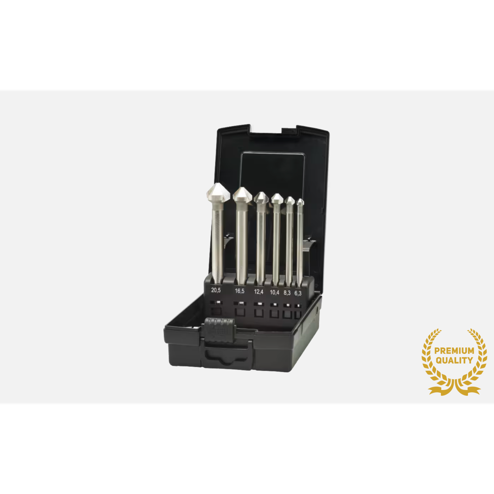 Phantom HSS-E Set Vari Verzinkboren 42.566, 90°, 3 snijkanten, lang