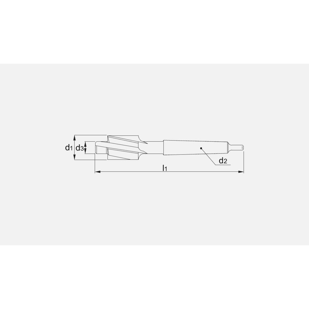 Phantom HSS-E Kopverzinkboor DIN 373 180° Fijnpassing MK