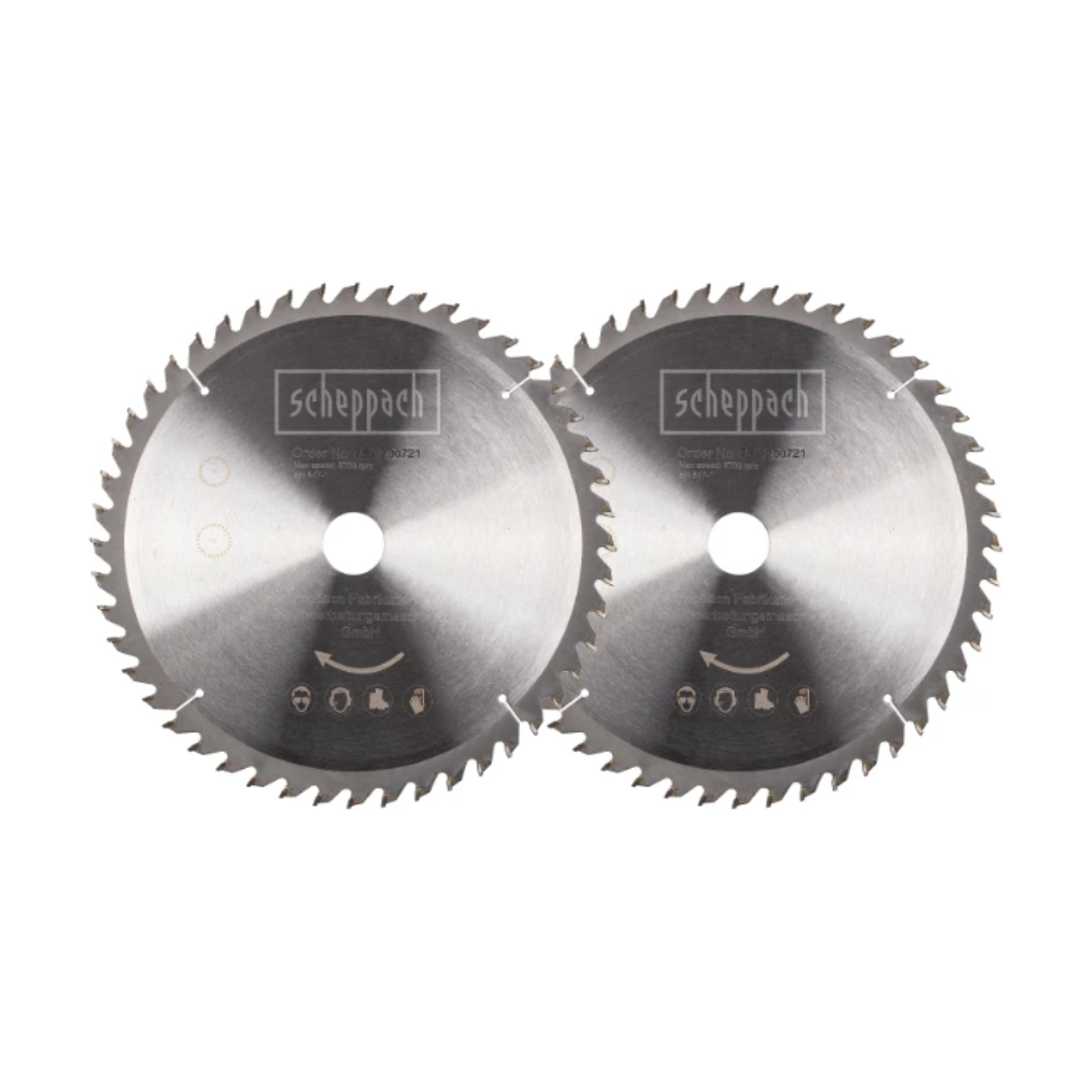 Scheppach Cirkelzaagbladset 2 stuks Ø 216mm