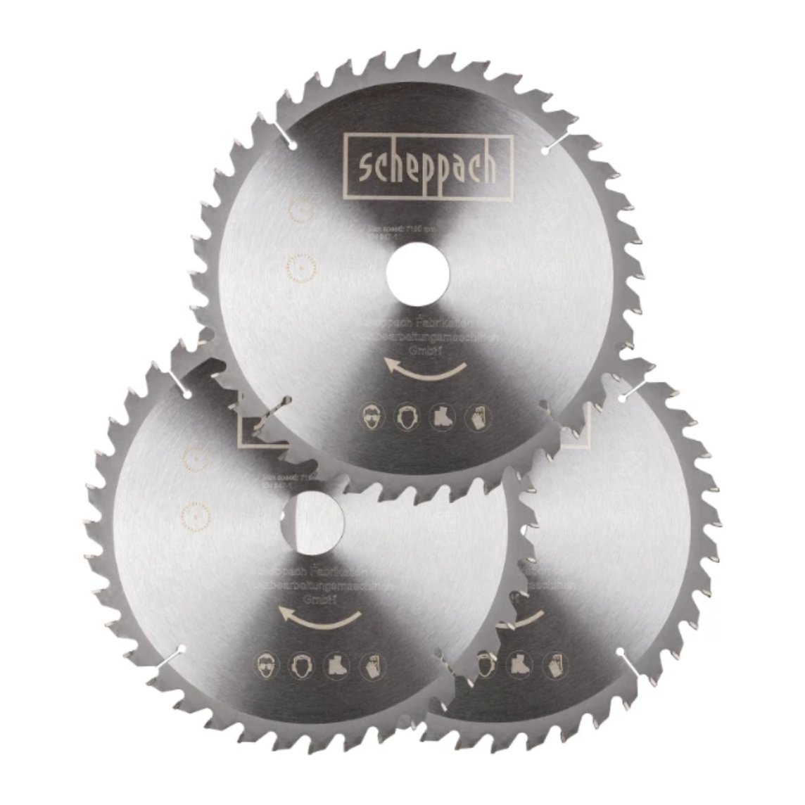 Scheppach Cirkelzaagbladset 3 stuks Ø 255mm