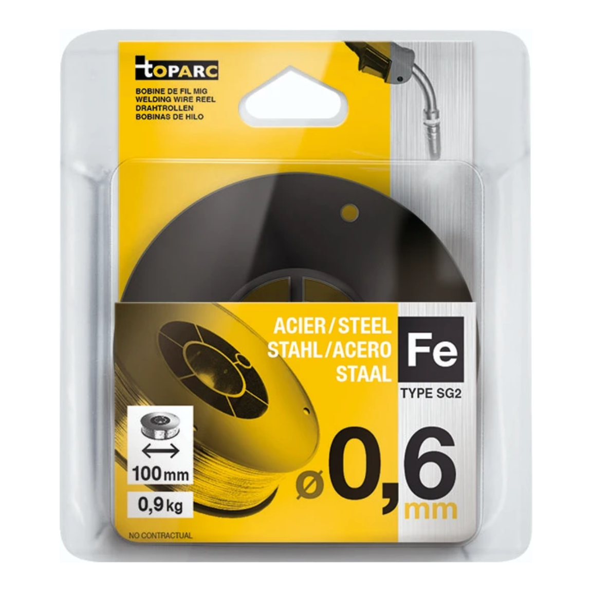 GYS Bobijn 100mm, O0,6mm, 0,9kg, staal