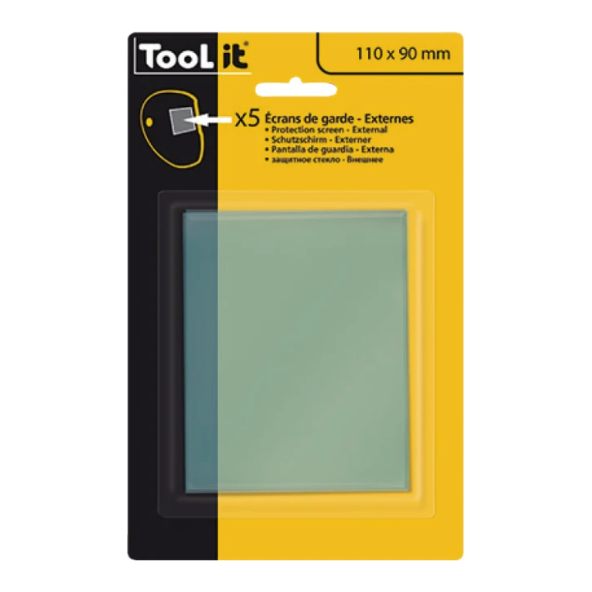 GYS Externe glazen (110x90), 5 stuks