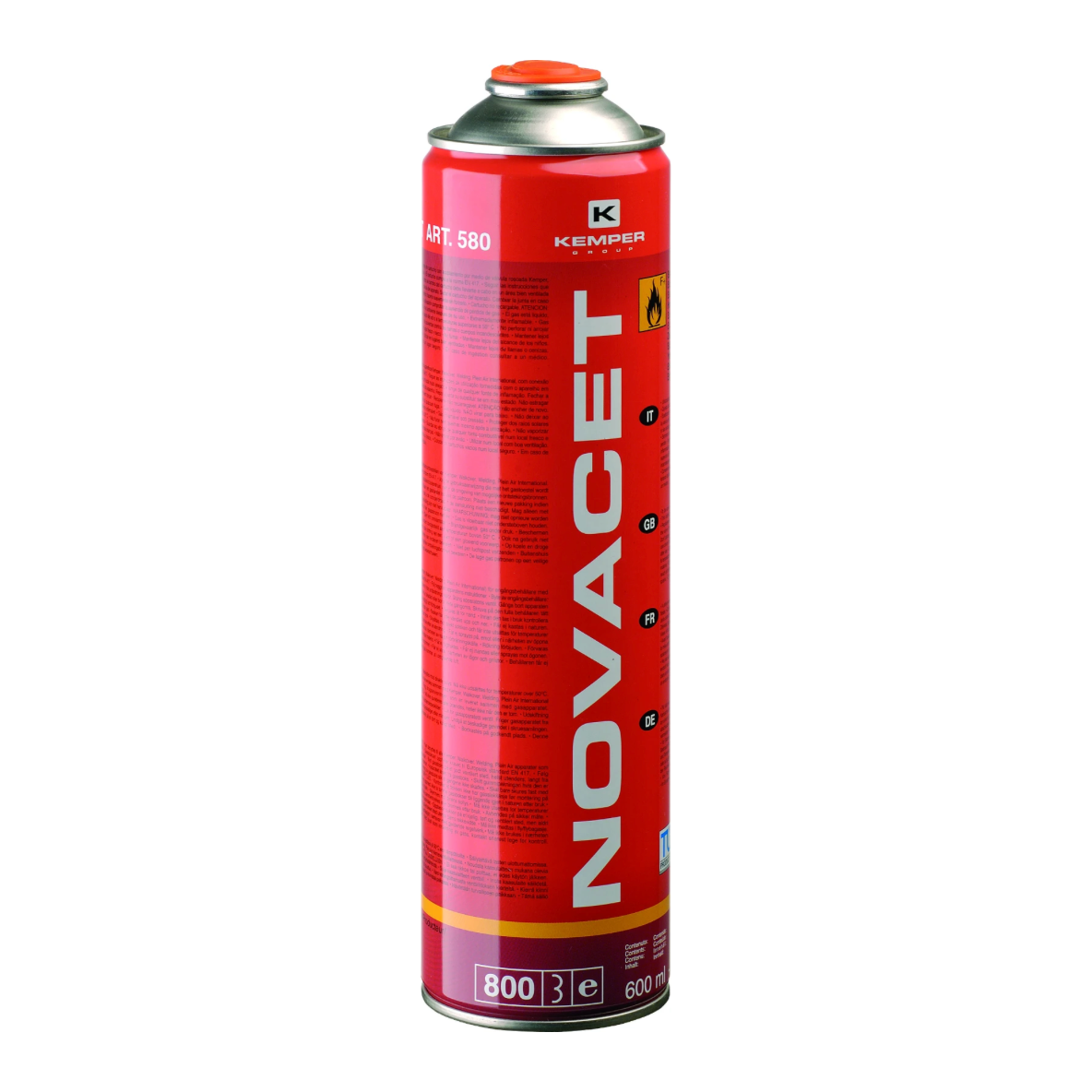 GYS 600ml gasvulling (330g gas) NOVACET GAS
