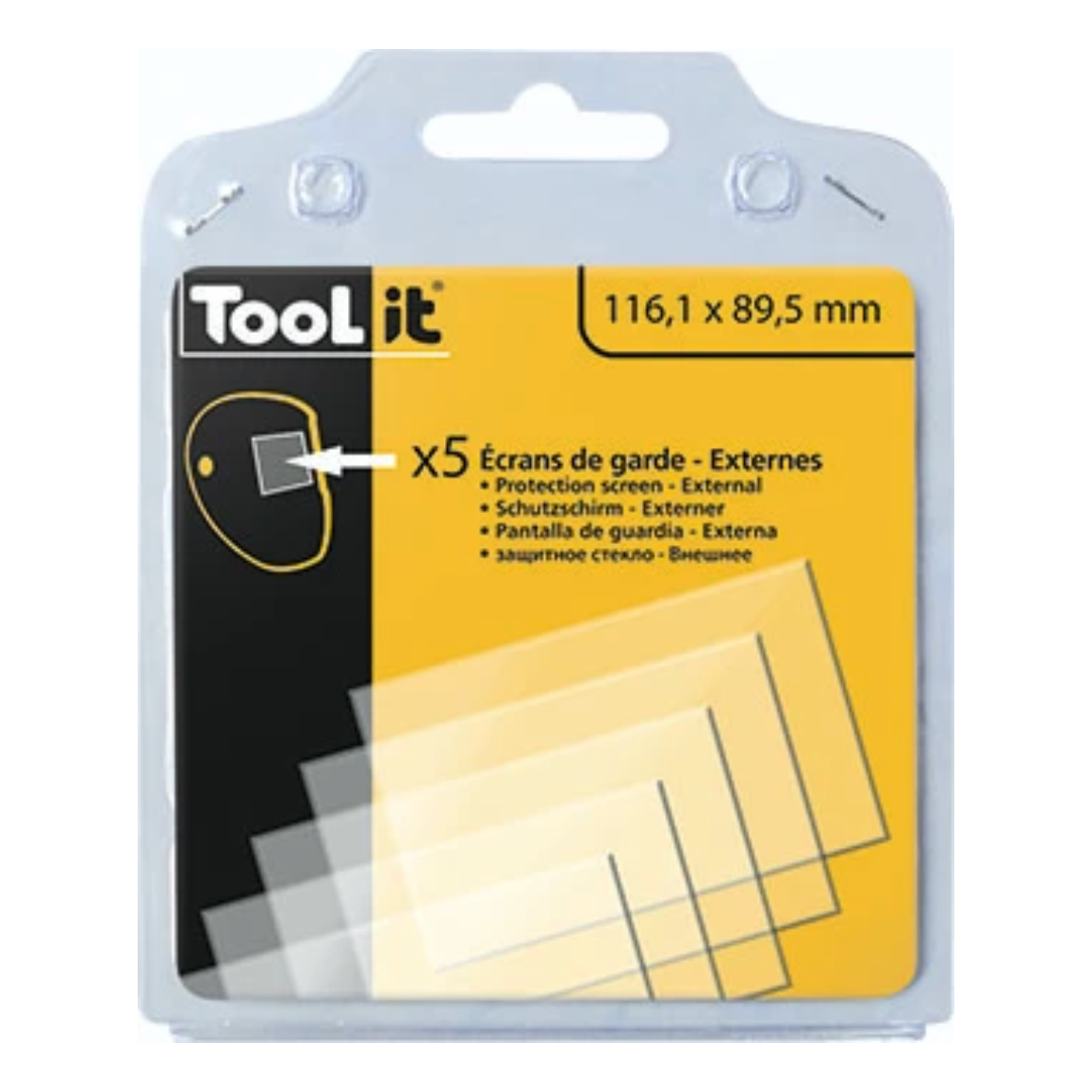 GYS Beschermglas 116,1x89,5 (5 stuks)