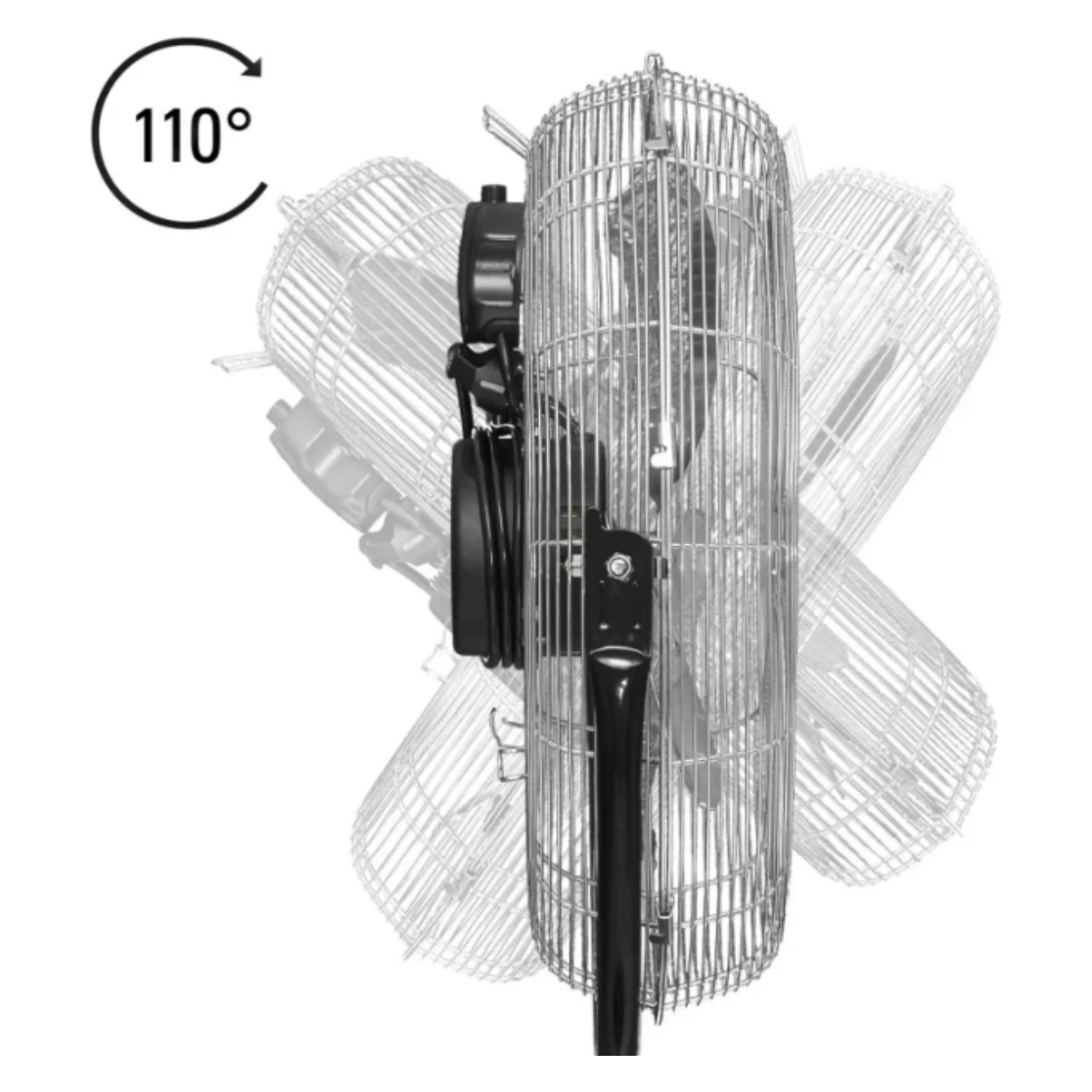 Trotec Statiefventilator TVM 18 S zwart