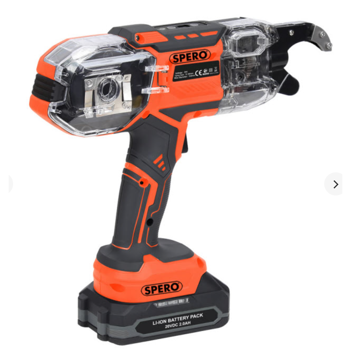 Accu vlechtmachine incl. 2x Li-ion accus, lader, accu-extender, tang & koffer SPVM01A