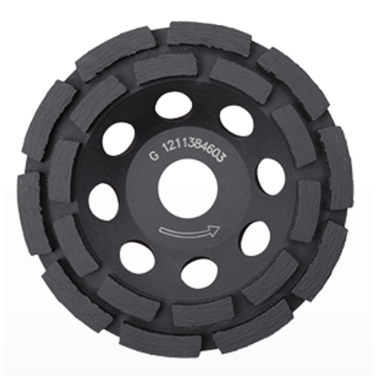 Diamantslijpkop W100 Diameter 125mm x Asgat 22.2mm  W-100 Runner Professionele betonslijper voor universeel gebruik. Met dubbele rij segmenten. Zeer goede prijs / kwaliteitsverhouding.