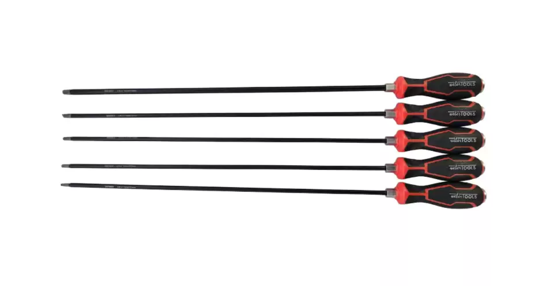 Torx Schroevendraaier Set (Extra Lang) T-20 t/m T40