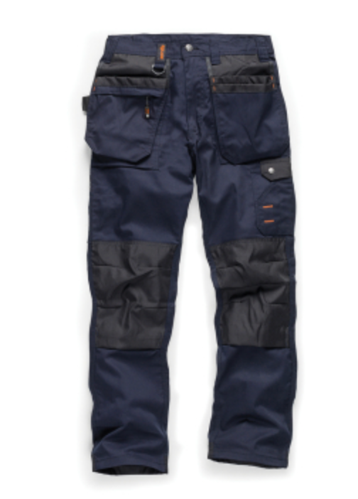 Scruffs Worker Plus Trousers Navy 36R
