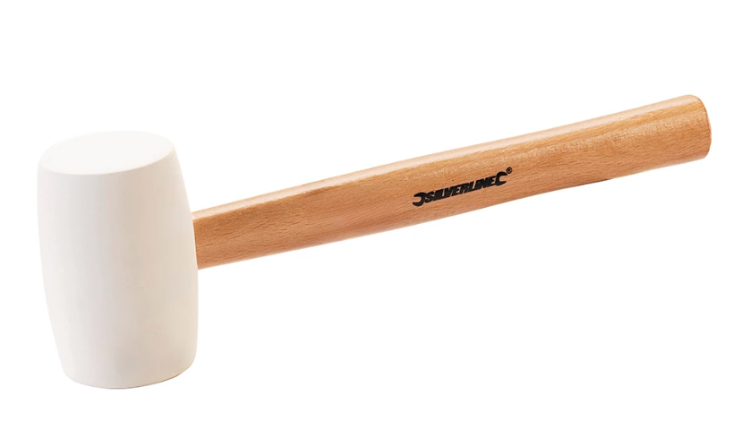 Silverline - Witte rubberen hamer 16 oz (454 g)
