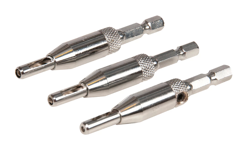 Silverline - 3-delige scharnierboor set