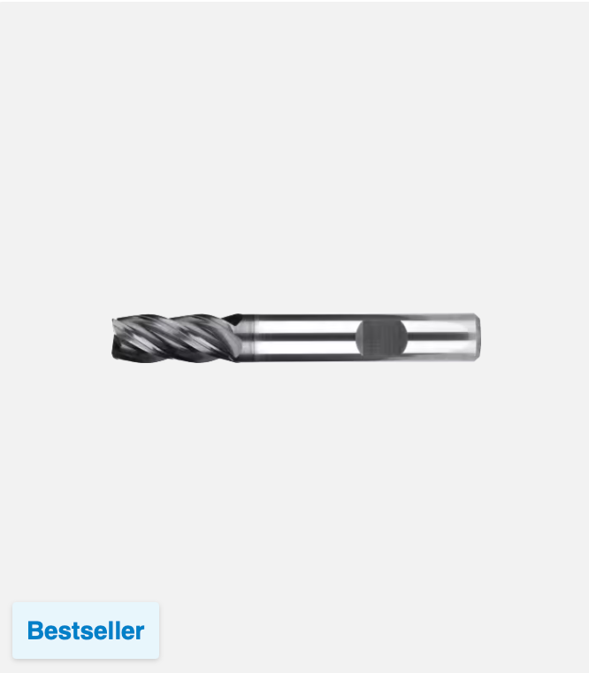 Phantom UNI Volhardmetaal Vari-frees, 4-snijder DIN 6527-B lang, AlTiN-X