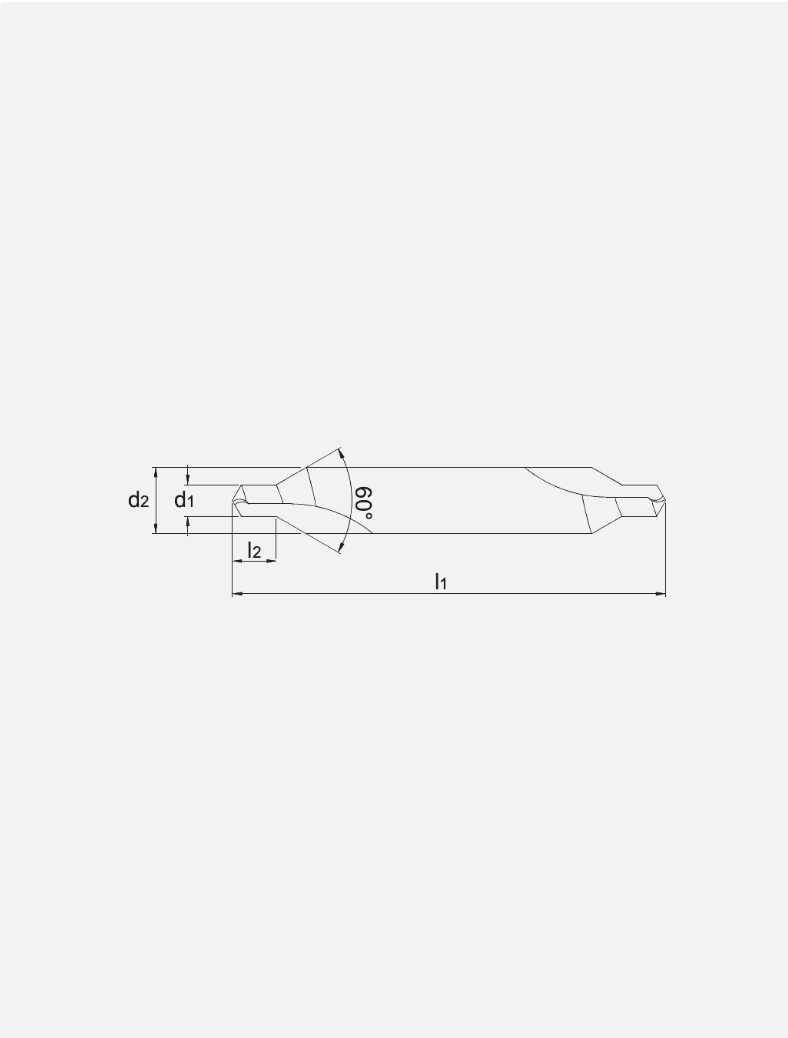 Phantom HSS Centerboor DIN 333-A 60°