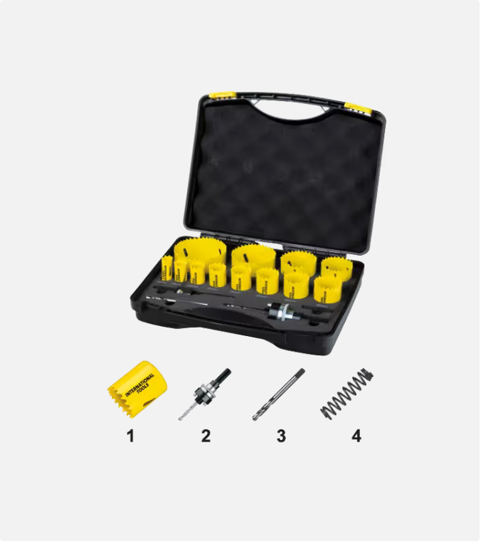 International Tools ECO PRO HSS-Co 8% Bi-Metaal Set Gatzagen 61.090