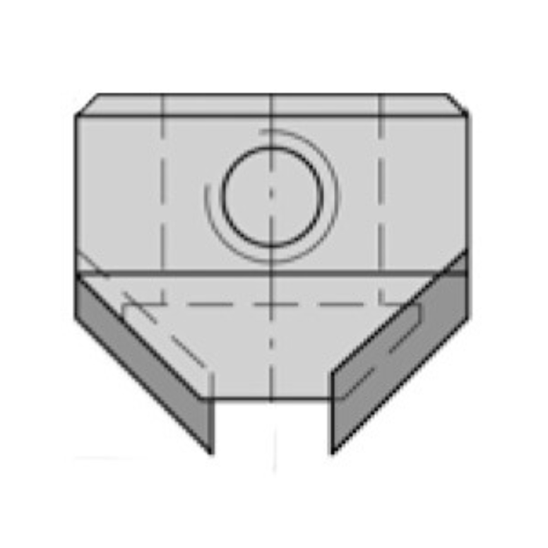 JSO Opsteekverzinker opname 6 mm links HW