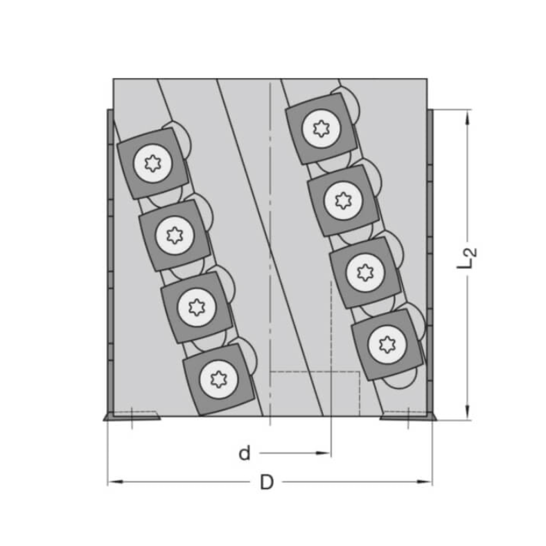 Km spiraalmessenkop 80x80mm z2+2+v2