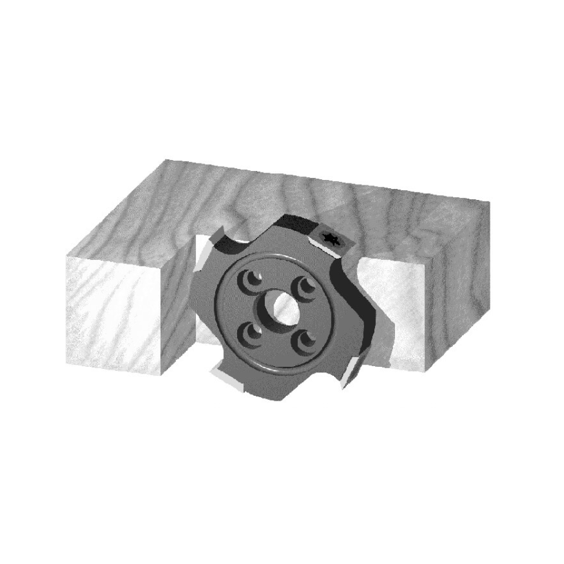 Keermes uitklinkfrees 70x14,3mm Z=4
