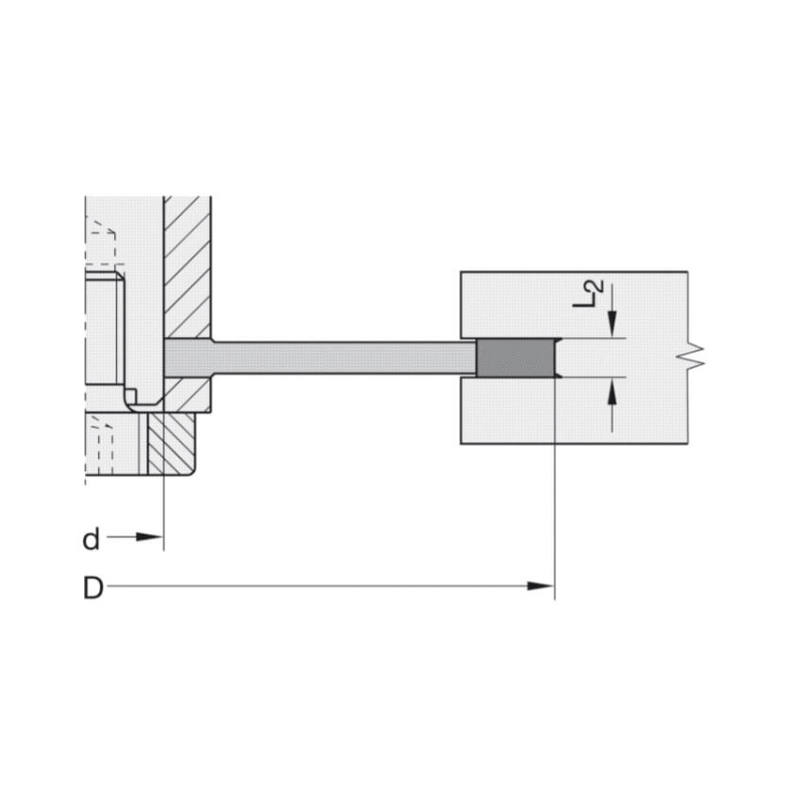 Keermes Groeffrees Z4+4V 125x10x30mm