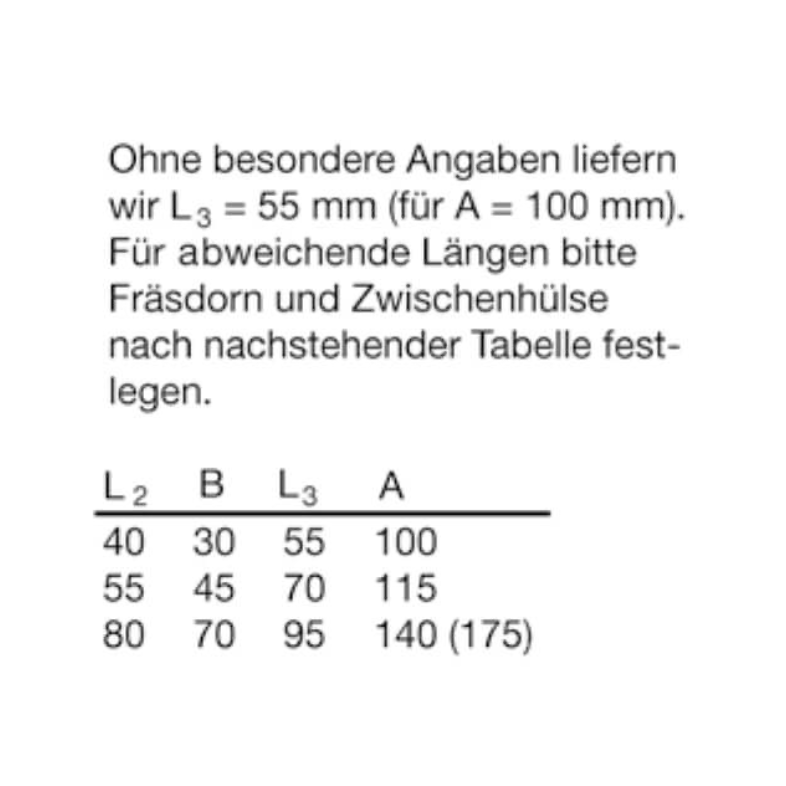 Zaagbladopname 3-delig D=100 B=30mm