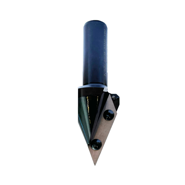 V-groef/fasefrees 45° 43x43x115 Z=1