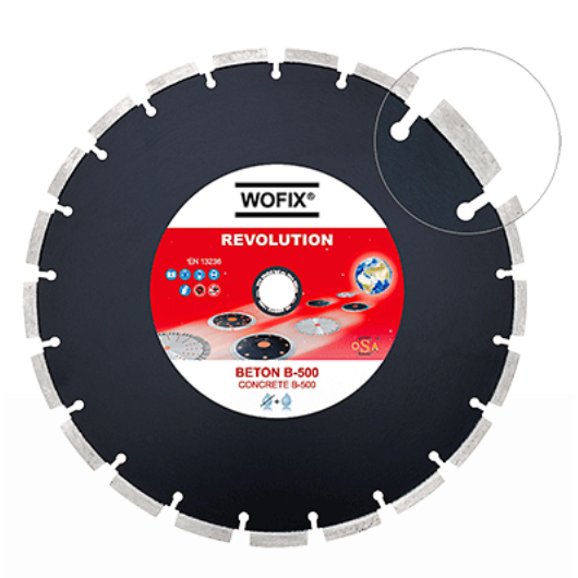 Diamantzaag Beton B500 Diameter 350mmx 25.4mm