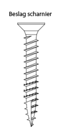 Wofix Spaanplaatschroeven Beslag/Wood Pozidrive 2