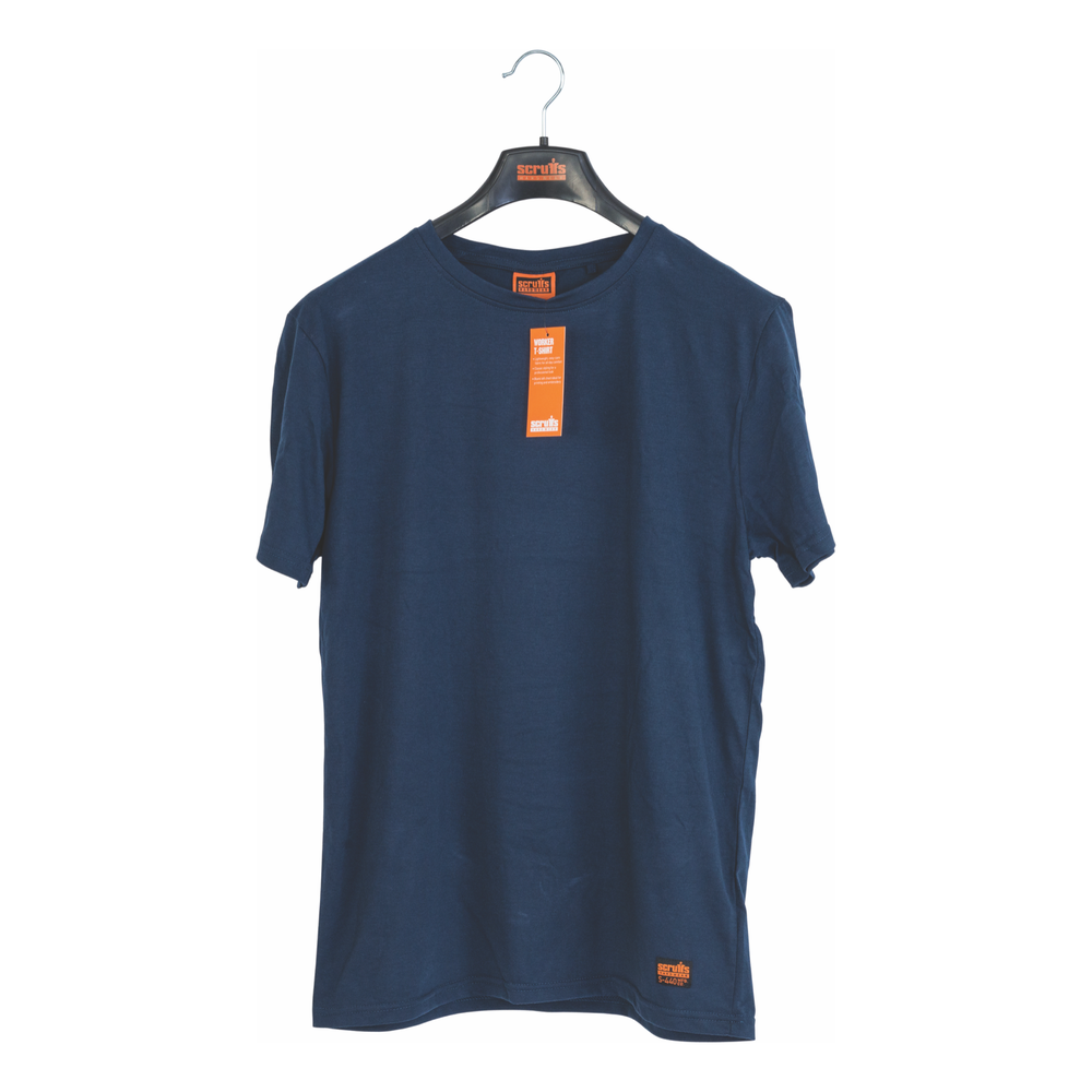 Scruffs - Worker T-Shirt, navy
